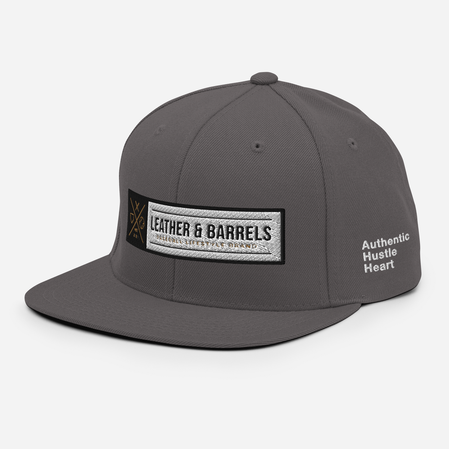 Leather and Barrels - Snapback Hat
