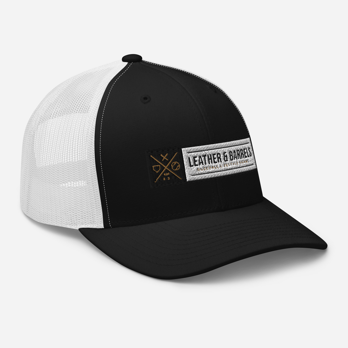 Leather and Barrels - Trucker Cap
