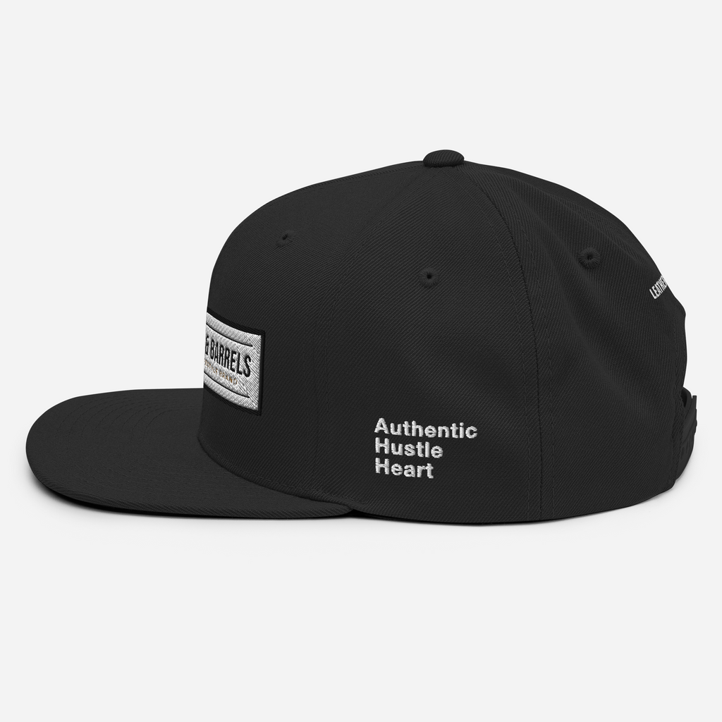 Leather and Barrels - Snapback Hat