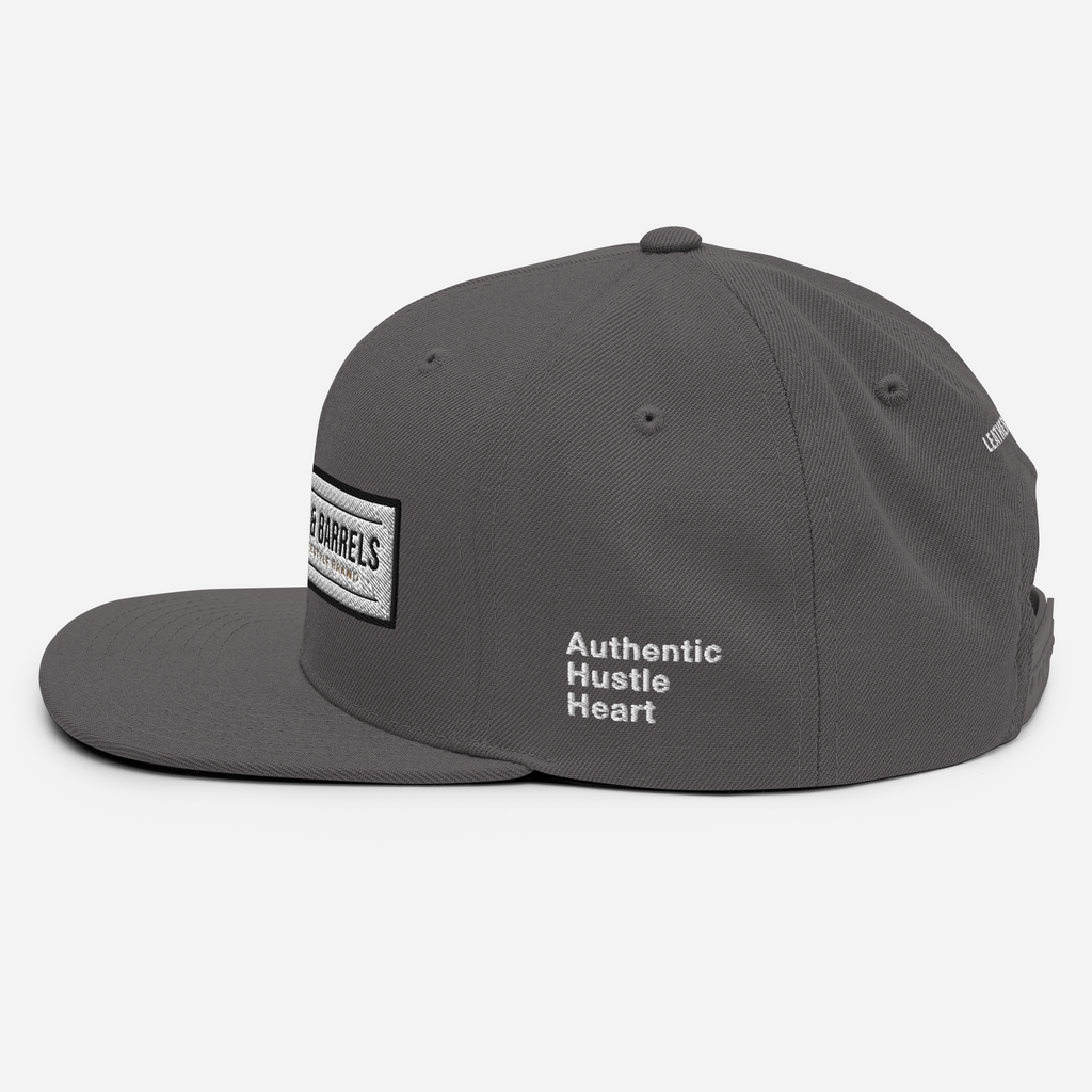 Leather and Barrels - Snapback Hat