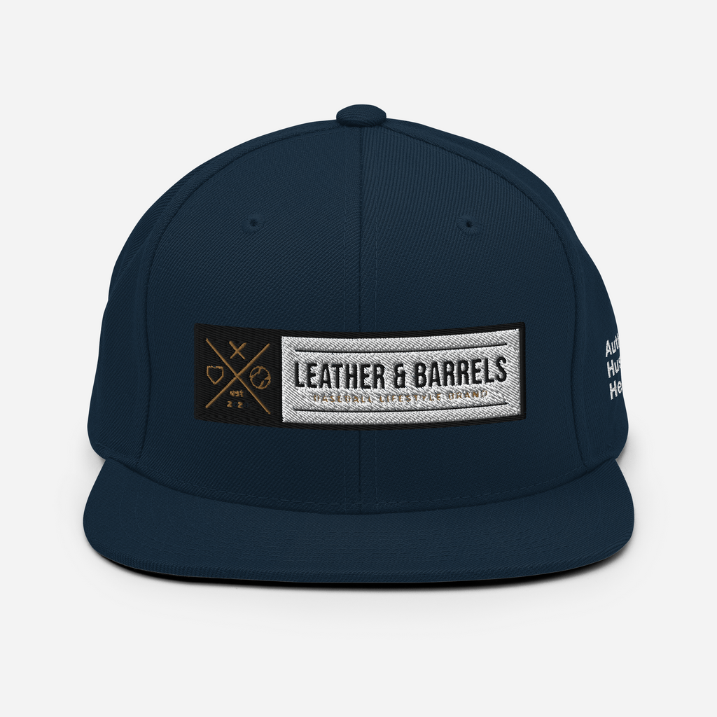 Leather and Barrels - Snapback Hat