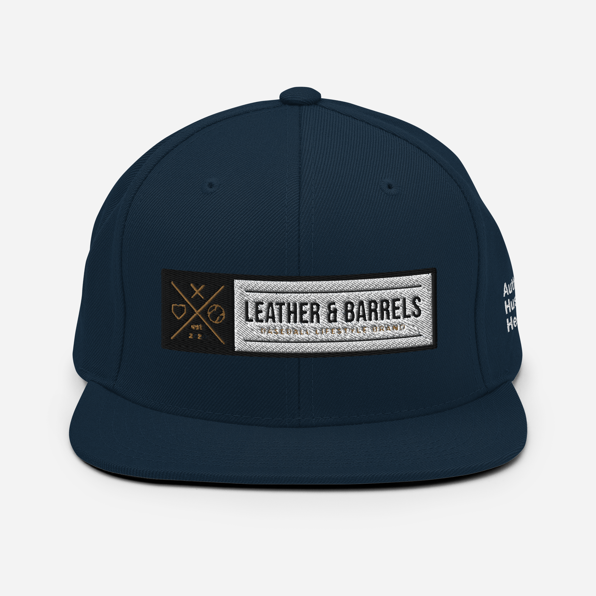 Leather and Barrels - Snapback Hat