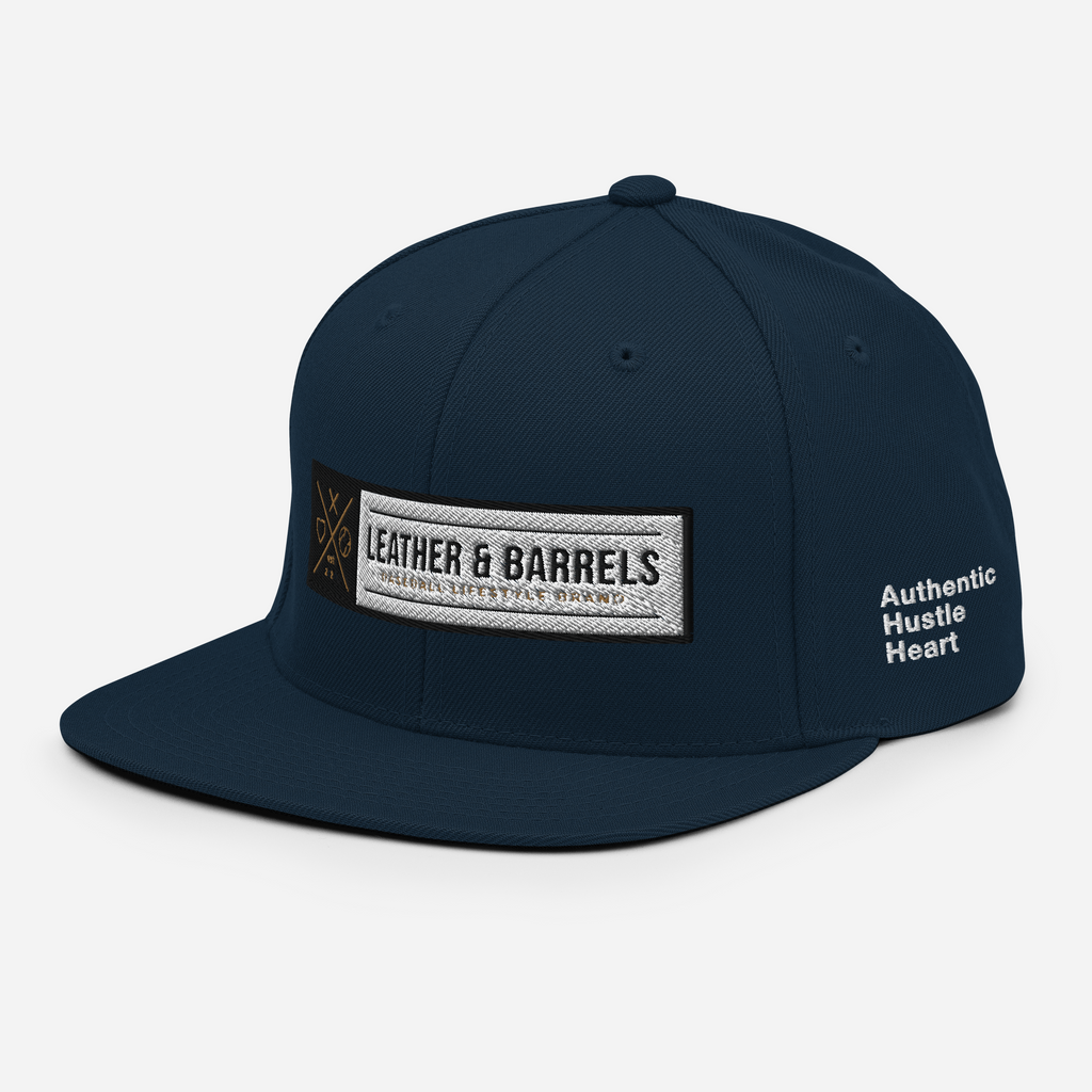 Leather and Barrels - Snapback Hat