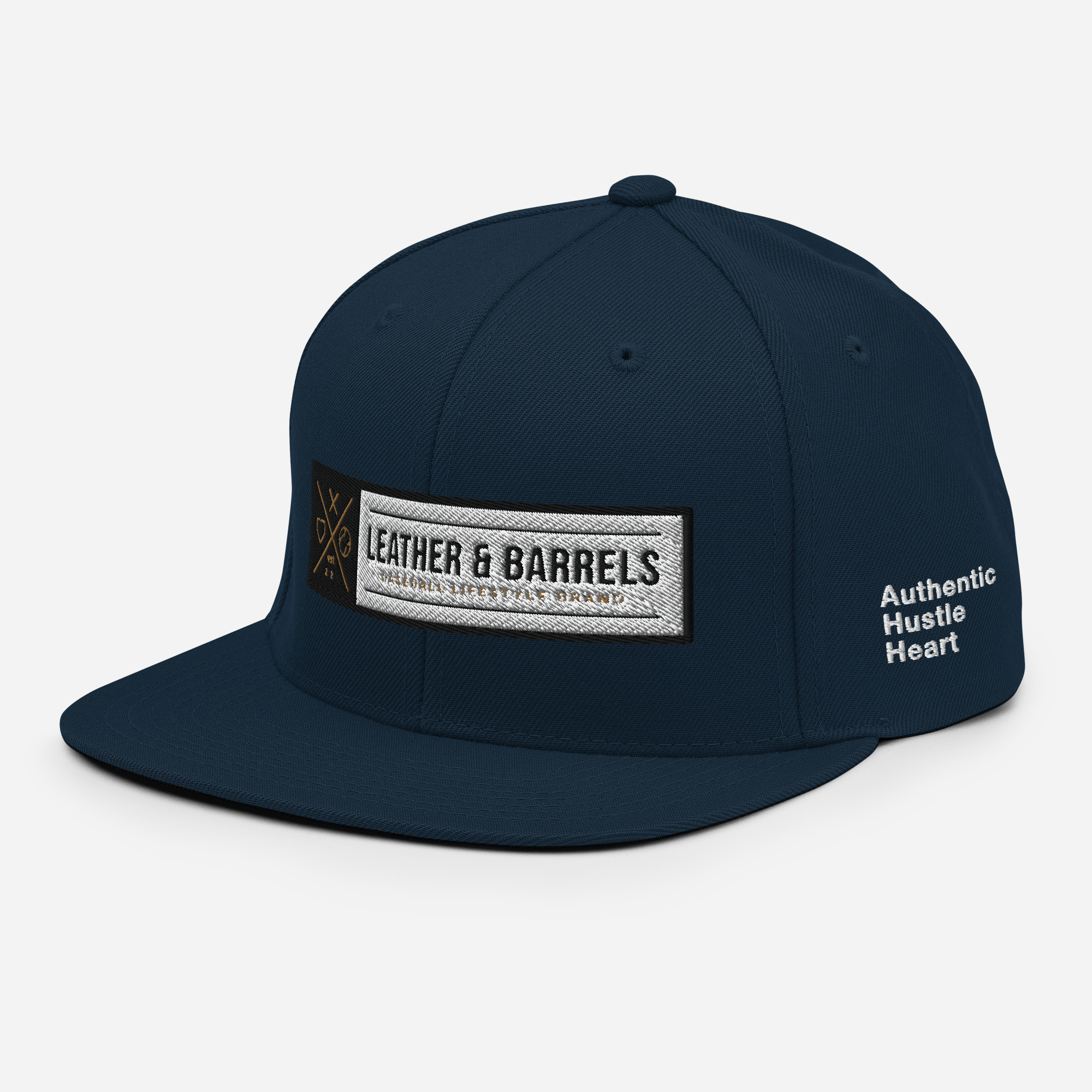 Leather and Barrels - Snapback Hat