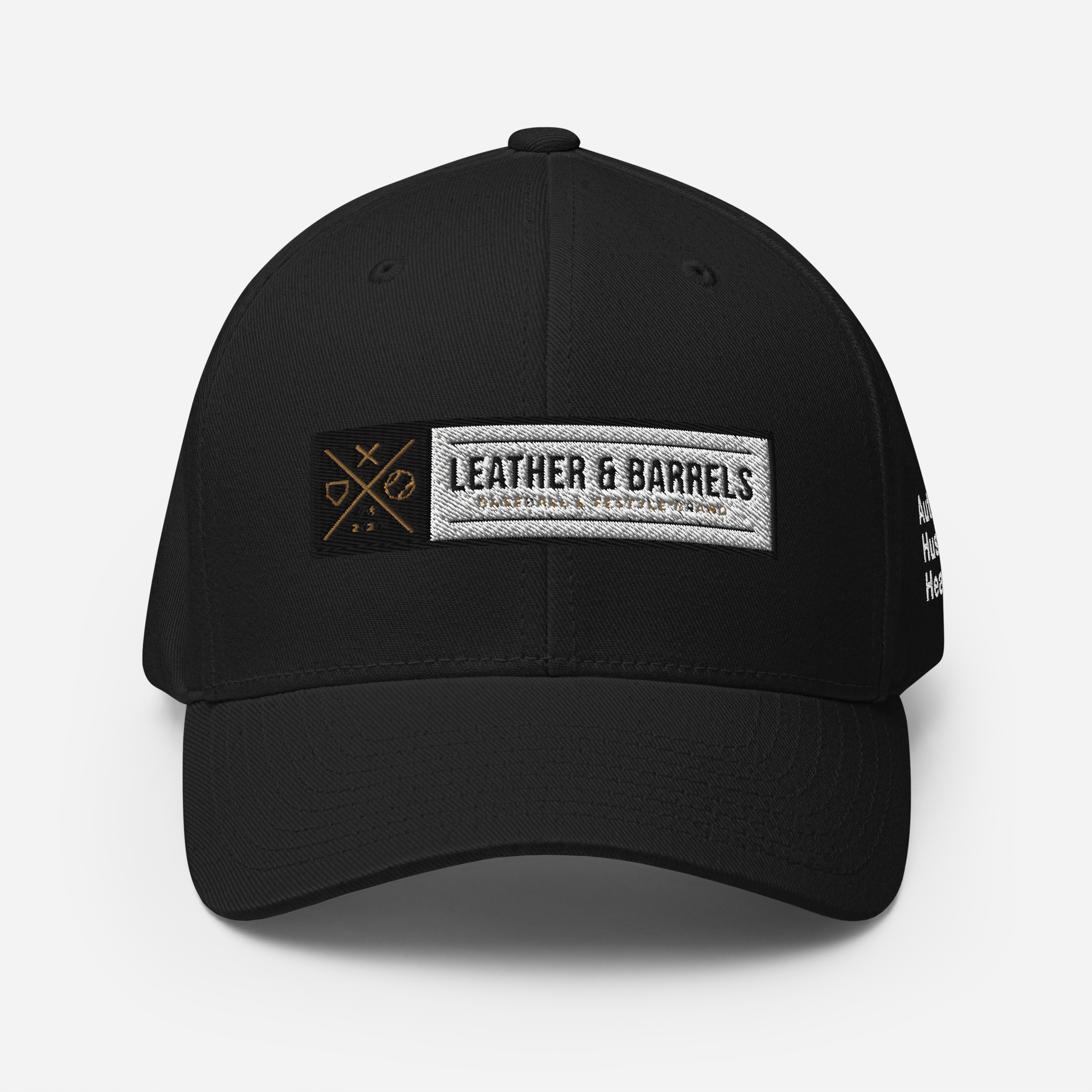 Leather and Barrels - Fitted Cap