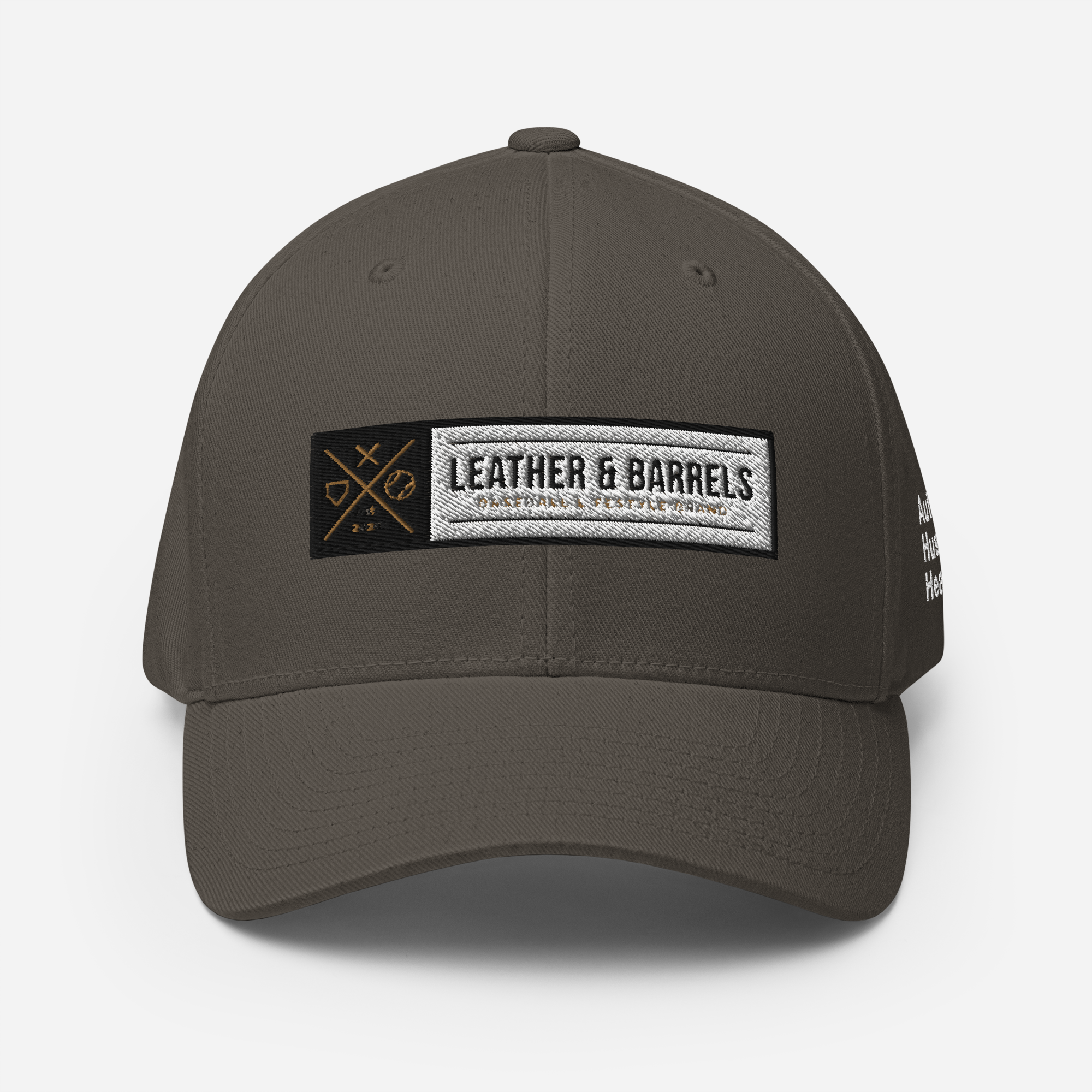 Leather and Barrels - Fitted Cap