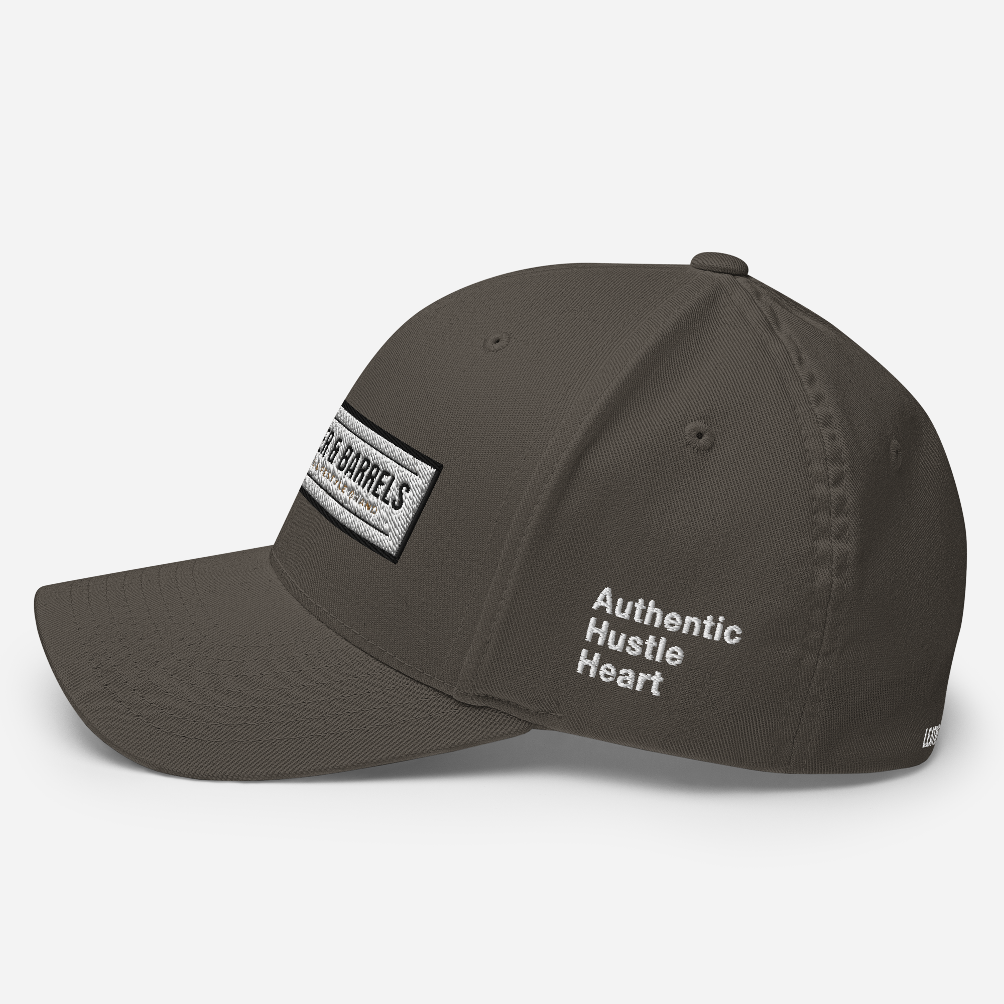 Leather and Barrels - Fitted Cap