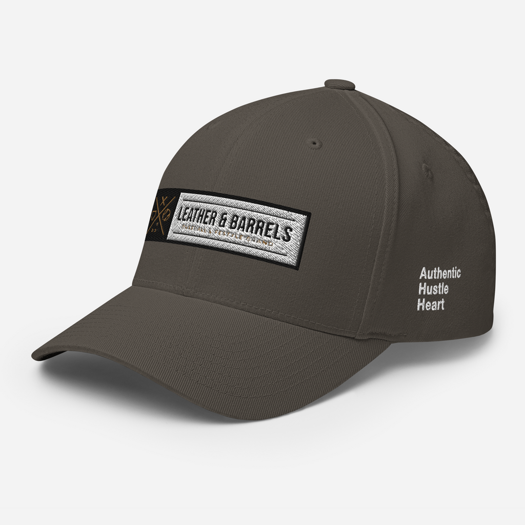 Leather and Barrels - Fitted Cap