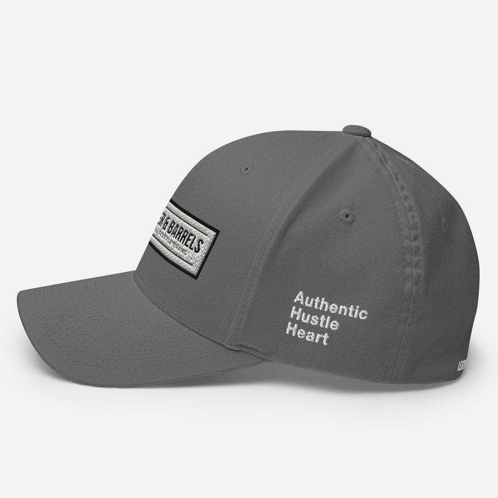 Leather and Barrels - Fitted Cap