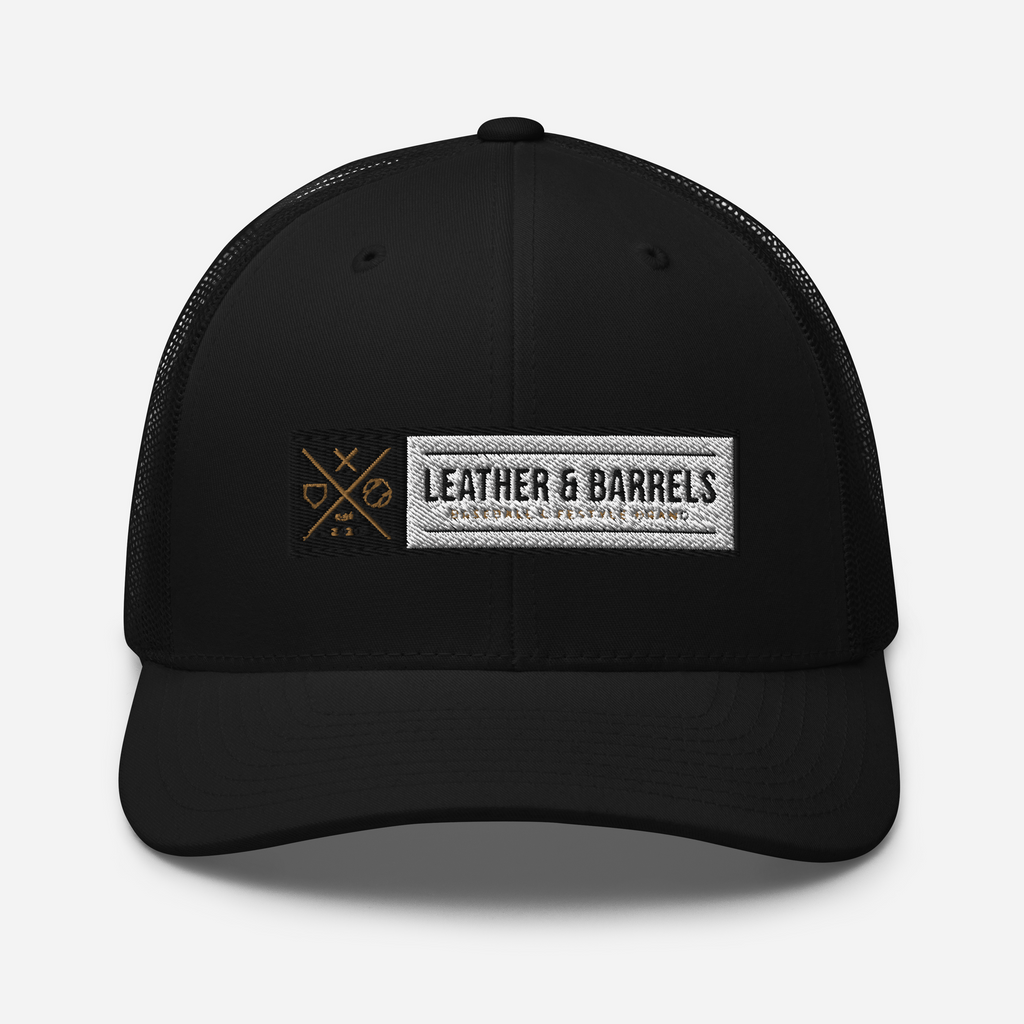 Leather and Barrels - Trucker Cap